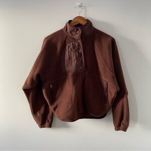 RSQ Chocolate Brown Fleece Jacket